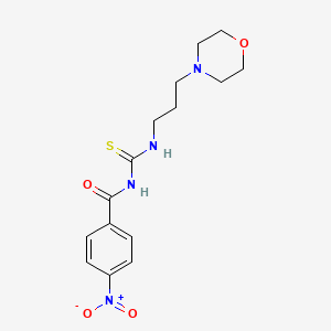 N-{[3-(morpholin-4-yl)propyl]carbamothioyl}-4-nitrobenzamide