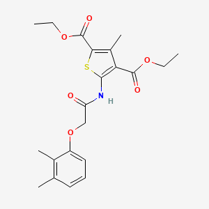 Diethyl 5-{[(2,3-dimethylphenoxy)acetyl]amino}-3-methylthiophene-2,4-dicarboxylate