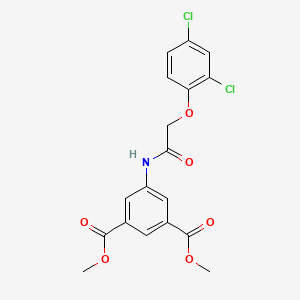 Dimethyl 5-{[(2,4-dichlorophenoxy)acetyl]amino}benzene-1,3-dicarboxylate