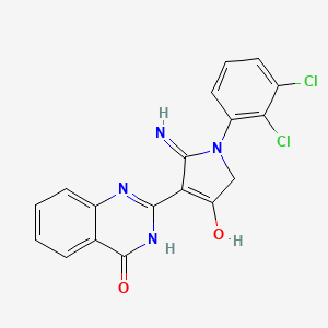 2-[2-amino-1-(2,3-dichlorophenyl)-4-oxo-4,5-dihydro-1H-pyrrol-3-yl]quinazolin-4(3H)-one