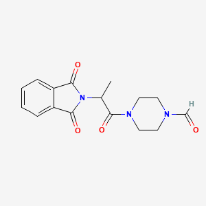 4-[2-(1,3-Dioxo-1,3-dihydro-isoindol-2-yl)-propionyl]-piperazine-1-carbaldehyde