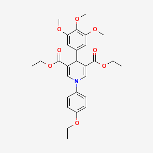 Diethyl 1-(4-ethoxyphenyl)-4-(3,4,5-trimethoxyphenyl)-1,4-dihydropyridine-3,5-dicarboxylate