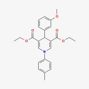 Diethyl 4-(3-methoxyphenyl)-1-(4-methylphenyl)-1,4-dihydropyridine-3,5-dicarboxylate