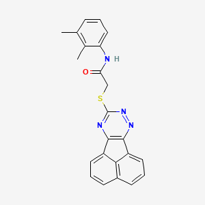 2-(acenaphtho[1,2-e][1,2,4]triazin-9-ylsulfanyl)-N-(2,3-dimethylphenyl)acetamide