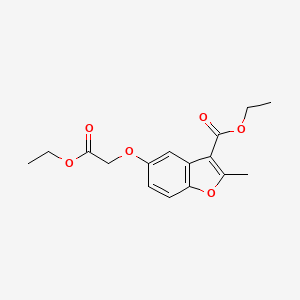 Ethyl 5-(2-ethoxy-2-oxoethoxy)-2-methyl-1-benzofuran-3-carboxylate