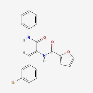 N-[(Z)-1-(anilinocarbonyl)-2-(3-bromophenyl)vinyl]-2-furamide