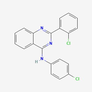 2-(2-chlorophenyl)-N-(4-chlorophenyl)quinazolin-4-amine