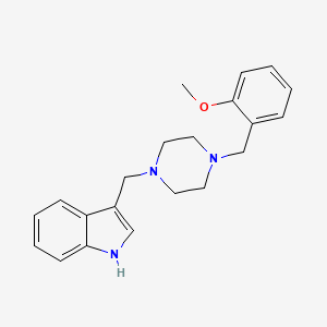 3-({4-[(2-Methoxyphenyl)methyl]piperazin-1-YL}methyl)-1H-indole