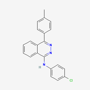 N-(4-chlorophenyl)-4-(4-methylphenyl)phthalazin-1-amine