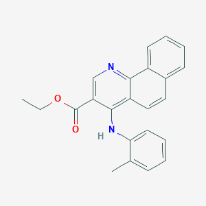 Ethyl 4-[(2-methylphenyl)amino]benzo[h]quinoline-3-carboxylate