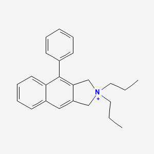 4-Phenyl-2,2-dipropyl-2,3-dihydro-1H-benzo[f]isoindolium