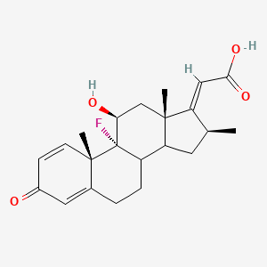 molecular formula C22H27FO4 B1165124 Clobetasol EP Impurity F 
