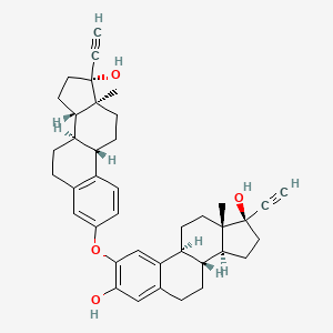 molecular formula C40H46O4 B1165141 炔雌醇二聚体杂质 2 CAS No. 303014-91-7