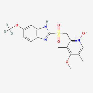 molecular formula C17H16D3N3O5S B1165144 Omeprazole-D3 Sulfone N-Oxide 