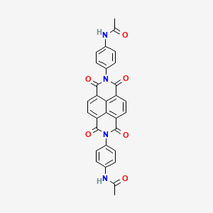 N,N'-[(1,3,6,8-Tetraoxo-1,3,6,8-tetrahydrobenzo[lmn][3,8]phenanthroline-2,7-diyl)DI-4,1-phenylene]diacetamide