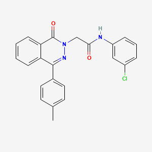 N-(3-chlorophenyl)-2-[4-(4-methylphenyl)-1-oxophthalazin-2(1H)-yl]acetamide