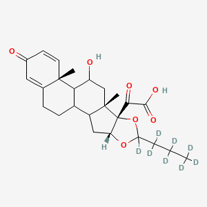 molecular formula C25H24D8O7 B1165172 Budesonide Impurity 1-D8 