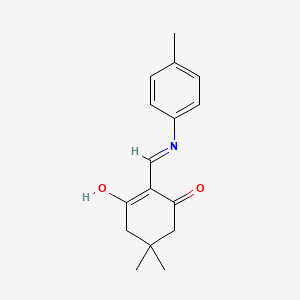 5,5-Dimethyl-2-{[(4-methylphenyl)amino]methylidene}cyclohexane-1,3-dione