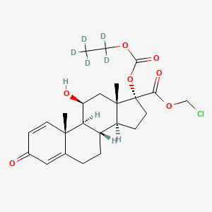 molecular formula C24H26D5ClO7 B1165175 洛特昔替依巴酯 D5 