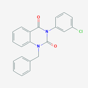 1-benzyl-3-(3-chlorophenyl)quinazoline-2,4(1H,3H)-dione