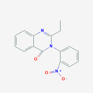 2-ethyl-3-(2-nitrophenyl)quinazolin-4(3H)-one