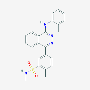 N,2-dimethyl-5-{(4Z)-4-[(2-methylphenyl)imino]-3,4-dihydrophthalazin-1-yl}benzenesulfonamide