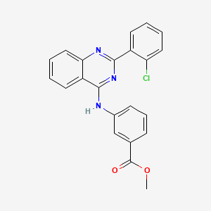 Methyl 3-{[2-(2-chlorophenyl)quinazolin-4-yl]amino}benzoate