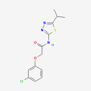 2-(3-Chloro-phenoxy)-N-(5-isopropyl-[1,3,4]thiadiazol-2-yl)-acetamide