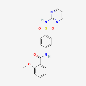 2-methoxy-N-[4-(pyrimidin-2-ylsulfamoyl)phenyl]benzamide