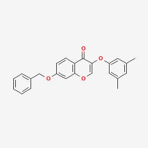 7-(benzyloxy)-3-(3,5-dimethylphenoxy)-4H-chromen-4-one