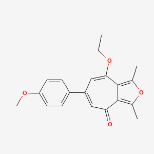 8-ethoxy-6-(4-methoxyphenyl)-1,3-dimethyl-4H-cyclohepta[c]furan-4-one