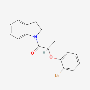 1-[2-(2-Bromophenoxy)propanoyl]indoline