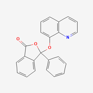 3-phenyl-3-(quinolin-8-yloxy)-2-benzofuran-1(3H)-one