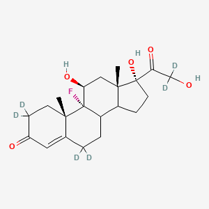 molecular formula C21H23D6FO5 B1165243 Fludrocortisone-D6 (major) 