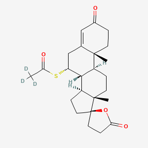 molecular formula C24H29D3O4S B1165244 Spironolactone-D3 