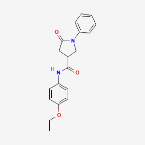 N-(4-ethoxyphenyl)-5-oxo-1-phenylpyrrolidine-3-carboxamide