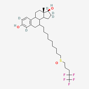 molecular formula C32H42D5F5O3S B1165269 Fulvestrant-D5 