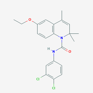 N-(3,4-dichlorophenyl)-6-ethoxy-2,2,4-trimethylquinoline-1(2H)-carboxamide