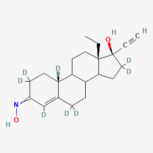 molecular formula C21H21NO2D8 B1165278 17-Desacetyl Norgestimate-2,2,4,6,6,10,16,16-D8 