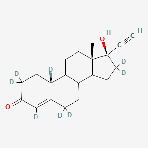 molecular formula C20H18O2D8 B1165281 Norethindrone-D8 (major) 