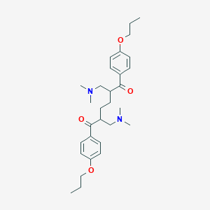 2,5-Bis[(dimethylamino)methyl]-1,6-bis(4-propoxyphenyl)hexane-1,6-dione