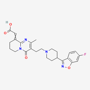 molecular formula C25H27FN4O4 B1165282 Risperidone EP Unknown Impurity (E-isomer) 