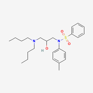 N-[3-(dibutylamino)-2-hydroxypropyl]-N-(4-methylphenyl)benzenesulfonamide