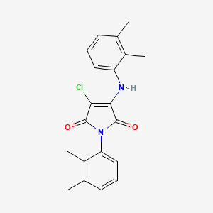 3-chloro-1-(2,3-dimethylphenyl)-4-[(2,3-dimethylphenyl)amino]-1H-pyrrole-2,5-dione