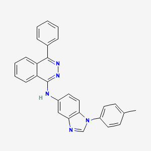 1-(4-methylphenyl)-N-[(1E)-4-phenylphthalazin-1(2H)-ylidene]-1H-benzimidazol-5-amine