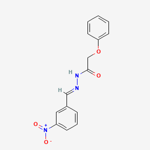 2-(Phenoxy)acetic (3-nitrobenzylidene)hydrazide