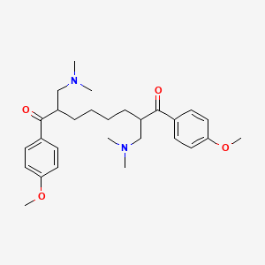 2,7-Bis[(dimethylamino)methyl]-1,8-bis(4-methoxyphenyl)octane-1,8-dione