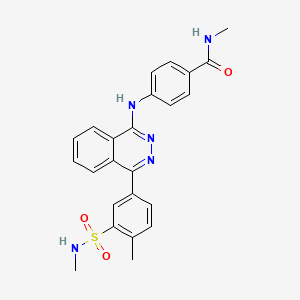 N-methyl-4-({4-[4-methyl-3-(methylsulfamoyl)phenyl]phthalazin-1-yl}amino)benzamide