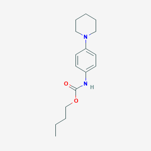 molecular formula C16H24N2O2 B11653432 butyl N-(4-piperidin-1-ylphenyl)carbamate 