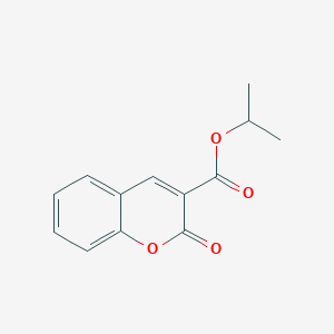 molecular formula C13H12O4 B11653440 Isopropyl 2-oxo-2H-chromene-3-carboxylate 